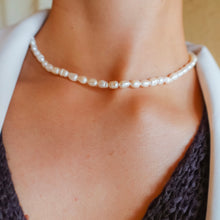 Load image into Gallery viewer, All pearl beaded necklace
