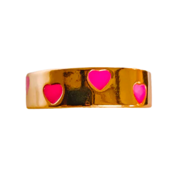 Heart of gold ring