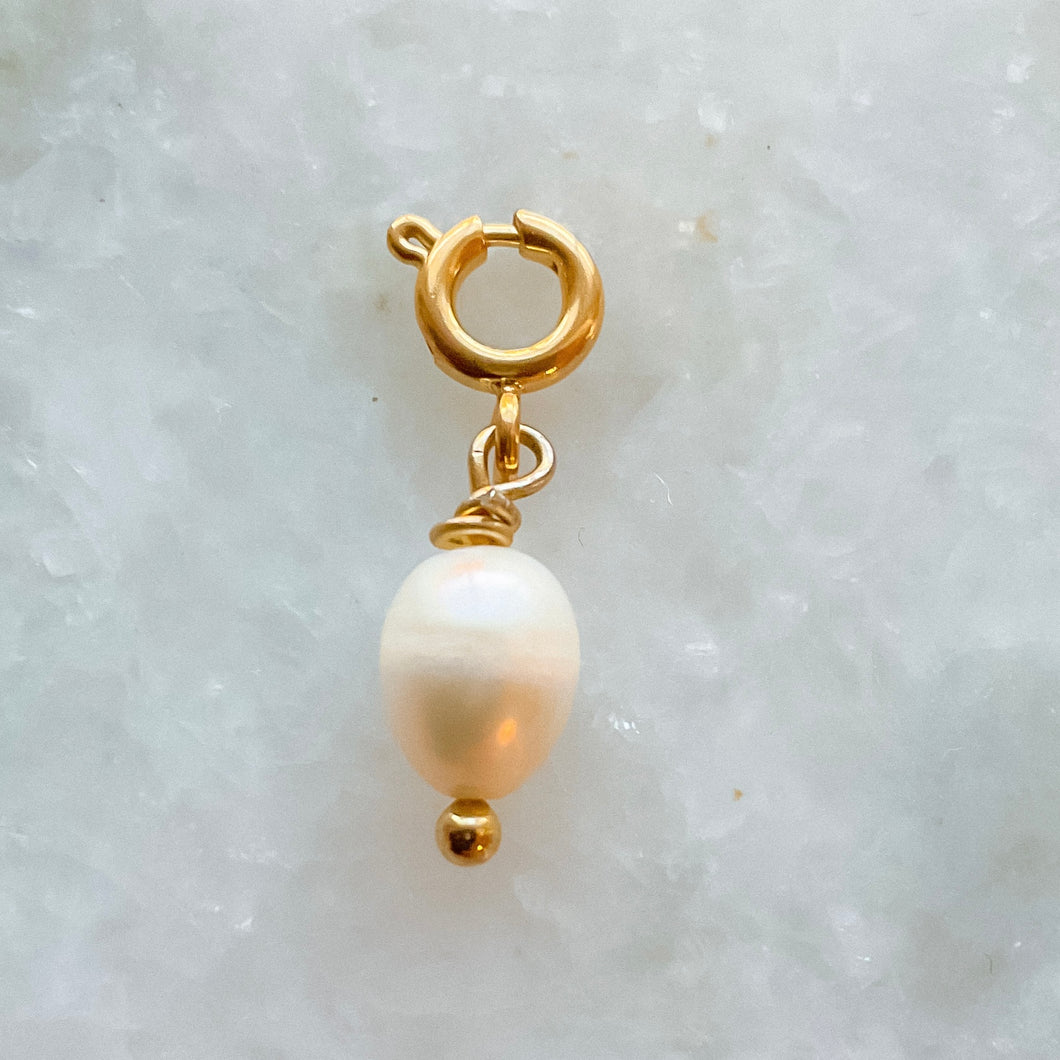 Tiny Pearl Charm