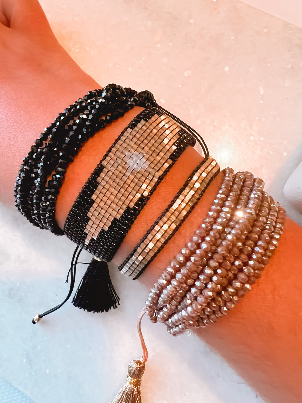 Little lies bracelet stack