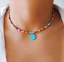 Load image into Gallery viewer, Beaded smile necklace
