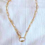 Bling link necklace