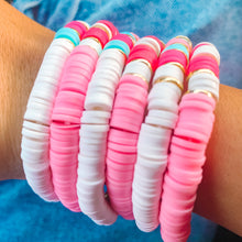 Load image into Gallery viewer, Cotton candy beaded bracelets
