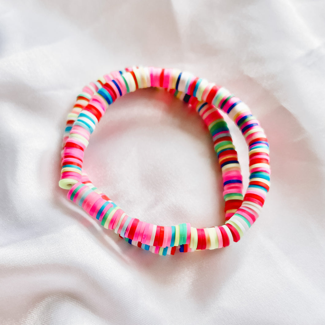 Rainbow beaded bracelet