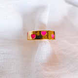 Heart of gold ring