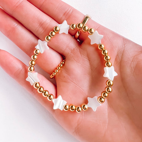 Pearl star bracelet
