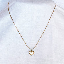 Load image into Gallery viewer, Double-sided Heart necklace tarnish free
