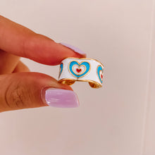 Load image into Gallery viewer, Happy Heart Adjustable ring
