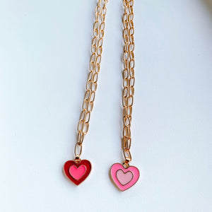 Heart throb necklace