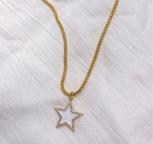 Load image into Gallery viewer, Gold plated Star Enamel necklace
